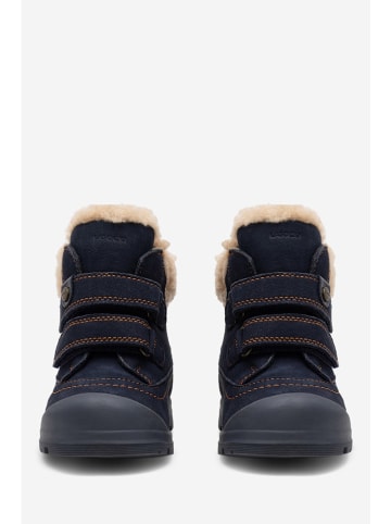 Lasocki Leder-Boots in Dunkelblau