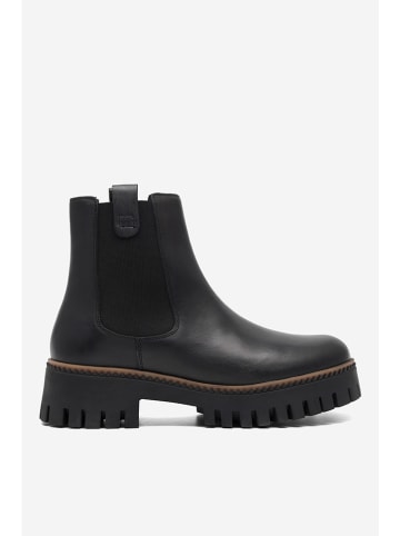 Lasocki Leder-Chelsea-Boots in Schwarz