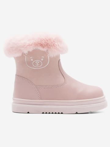 Lasocki Leder-Winterstiefel in Rosa