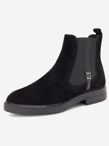 Lasocki Leren chelseaboots zwart