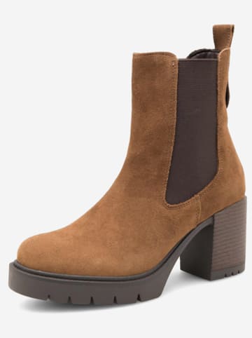 Lasocki Leder-Stiefeletten in Hellbraun