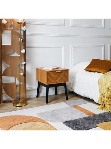 Rétro Chic Nachtkastje "Felix" lichtbruin - (B)40 x (H)50 x (D)40 cm