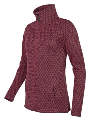 elkline Fleece vest "Hella" donkerrood