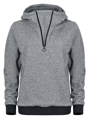 elkline Fleecehoodie "Smile" in Anthrazit