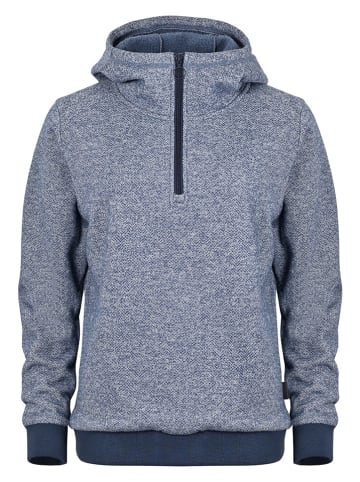 elkline Fleecehoodie "Smile" in Blau