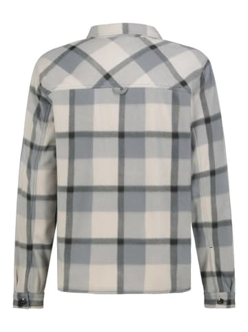 Urban Surface Hemdjacke in Creme/ Hellblau/ Grau