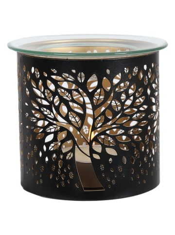 Woodbridge Duftlampe "Tree of Life" in Schwarz - (H)10,5 x Ø 10,5 cm