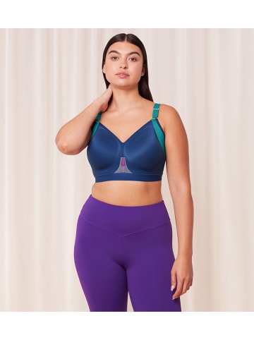 Triumph Sportbeha donkerblauw