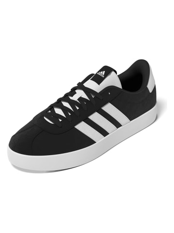 adidas Leder-Sneakers "Court 3.0" in Schwarz