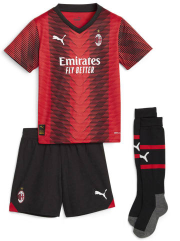 Puma 3-delige voetbaloutfit "ACM Home" rood