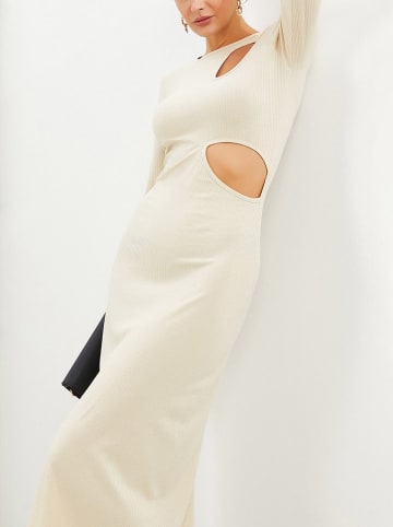 Milan Kiss Strickkleid in Creme