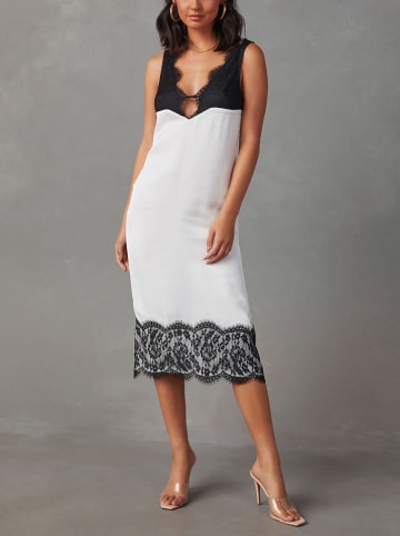 Milan Kiss Kleid in Weiß/ Schwarz
