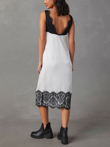 Milan Kiss Jurk wit/zwart