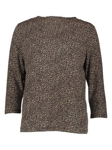 Gerry Weber Longsleeve in Beige/ Schwarz