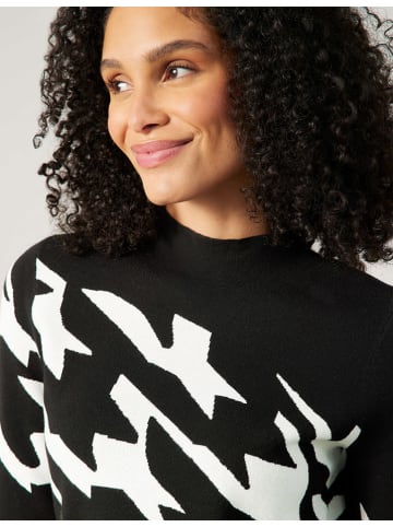 Gerry Weber Pullover in Schwarz/ Weiß