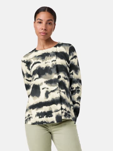 TAIFUN Blouse crème/grijs