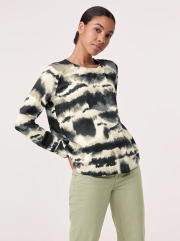 TAIFUN Blouse crème/grijs