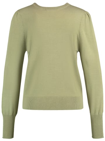 TAIFUN Sweter w kolorze zielonym
