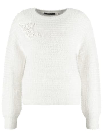 TAIFUN Sweter w kolorze białym