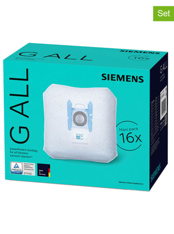 Siemens 16er-Set: Staubsaugerbeutel in Weiß