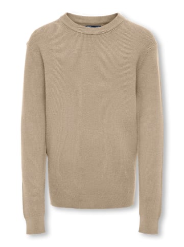 KIDS ONLY Sweter "Phil" w kolorze beżowym