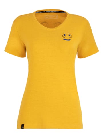 Salewa Funktionsshirt "Lavaredo Hemp" in Gelb