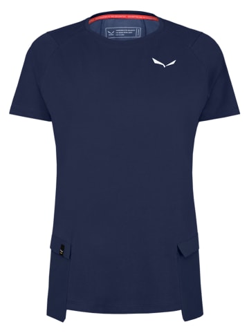 Salewa Shirt "Puez Hemp" in Dunkelblau