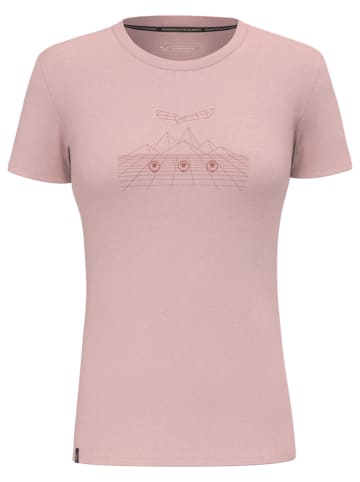 Salewa Funktionsshirt "Pure Dolomites" in Rosa