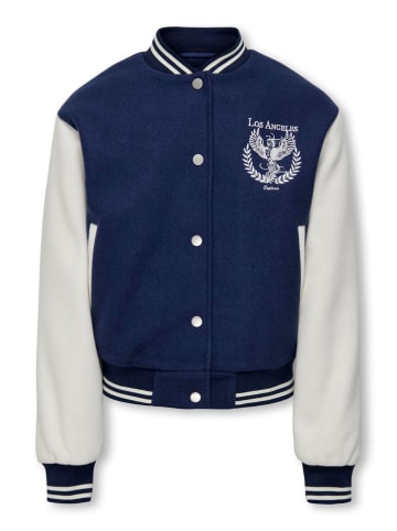 KIDS ONLY Bomberjack "Many" wit/donkerblauw