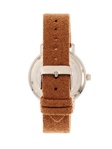 Elevon Quarzuhr "Northrop" in Hellbraun/ Silber/ Khaki