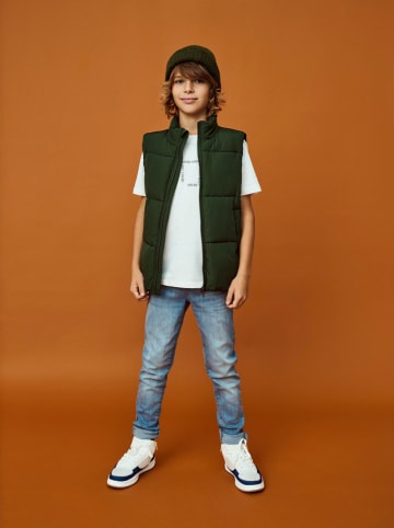 KIDS ONLY Doorgestikte bodywarmer "Cool" groen