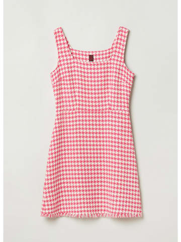 STEFANEL Jurk roze/wit