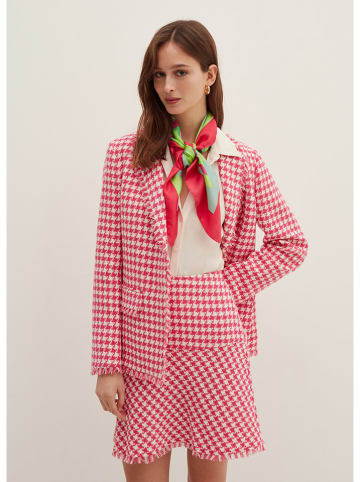 STEFANEL Rok roze/wit