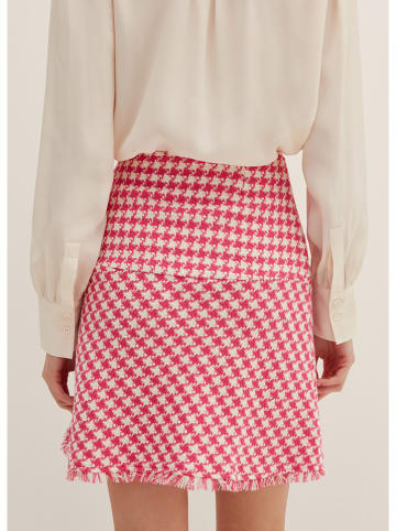 STEFANEL Rok roze/wit