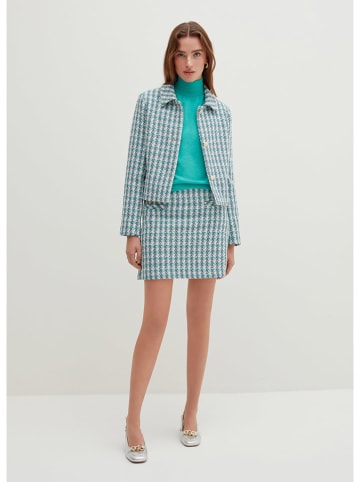 STEFANEL Rok turquoise/blauw