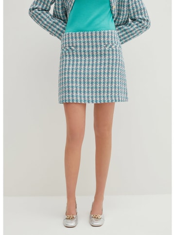 STEFANEL Rok turquoise/blauw
