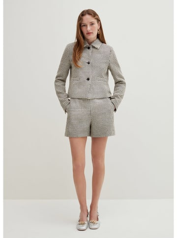 STEFANEL Blousejas zwart/beige