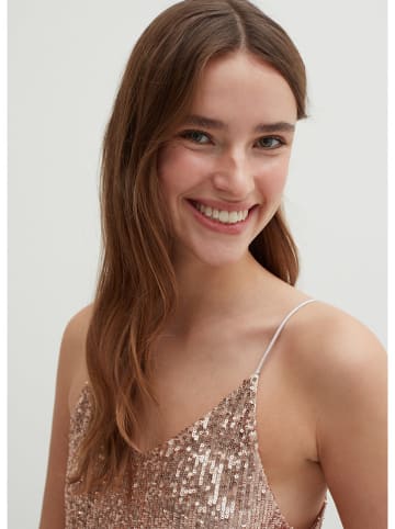 STEFANEL Paillettenkleid in Rosa