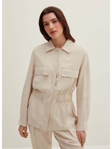 STEFANEL Hemdjacke in Beige