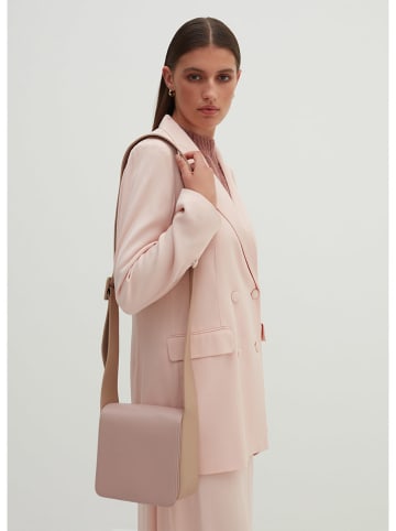 STEFANEL Umhängetasche in Rosa/ Hellbraun - (B)19 x (H)19 x (T)9 cm