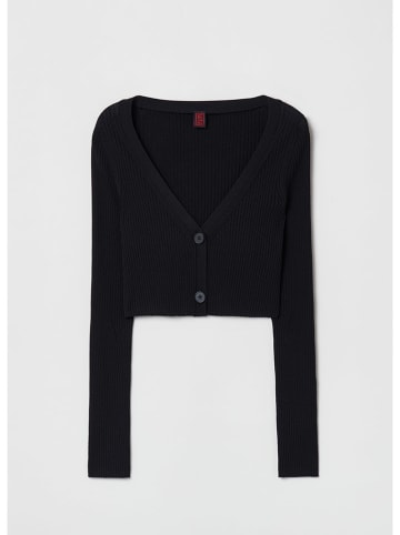 STEFANEL Cardigan in Schwarz