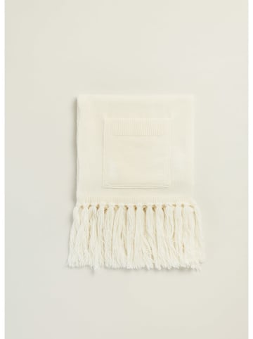 STEFANEL Schal in Creme - (L)230 x (B)18 cm