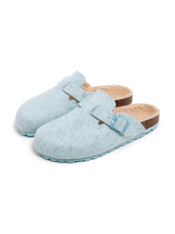 billowy Pantoffels lichtblauw