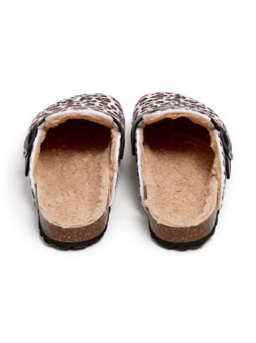 billowy Pantoffels lichtbruin