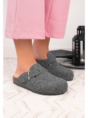 billowy Clogs in Dunkelgrau