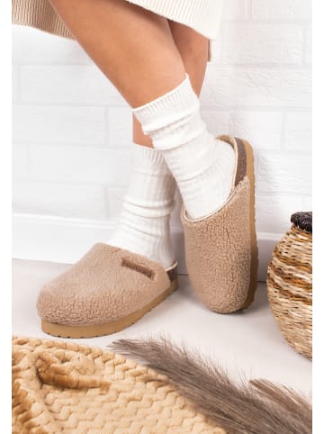 billowy Clogs in Beige