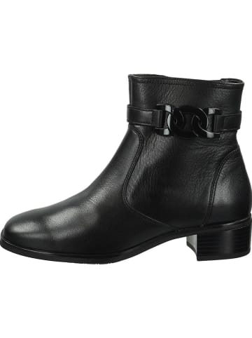 Ara Shoes Leder-Stiefeletten in Schwarz