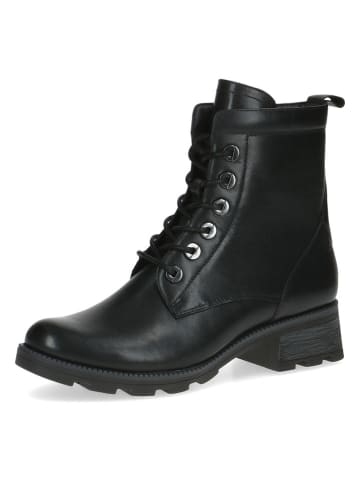 Caprice Leder-Boots in Schwarz