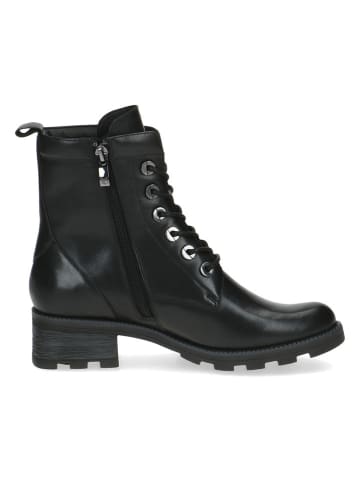 Caprice Leder-Boots in Schwarz