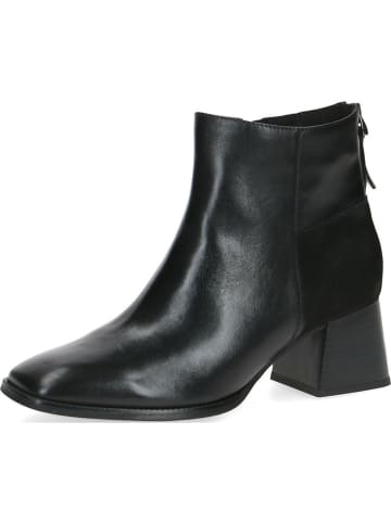 Caprice Leder-Stiefeletten in Schwarz